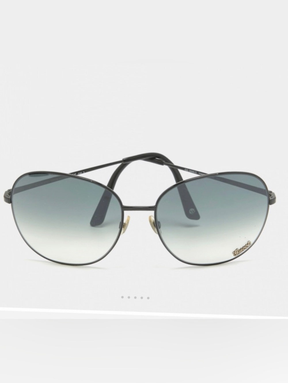 Authentic Gucci Blue Frame Sunglasses with Blue Gradient Lenses